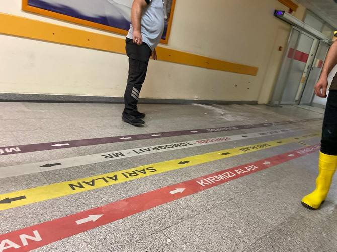 Rize Devlet Hastanesi Acil Servisteki silahlı çatışmanın zanlısı tutuklandı 6