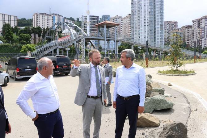 Rize’nin Yeni Valisi İhsan Selim Baydaş Ayağının Tozu İle Yatırımları Yerinde İnceledi 20