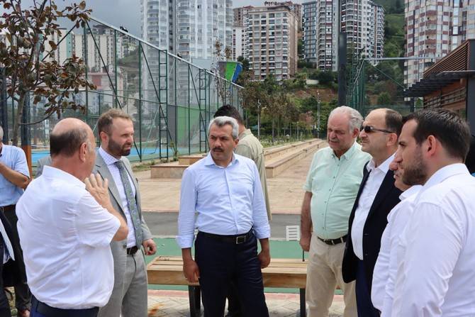 Rize’nin Yeni Valisi İhsan Selim Baydaş Ayağının Tozu İle Yatırımları Yerinde İnceledi 21