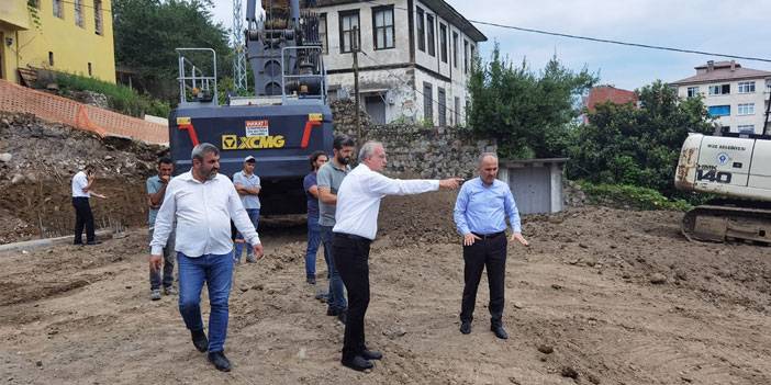 Rize’de Kültür Sokağı Projesinde İlk Kazma Vuruldu