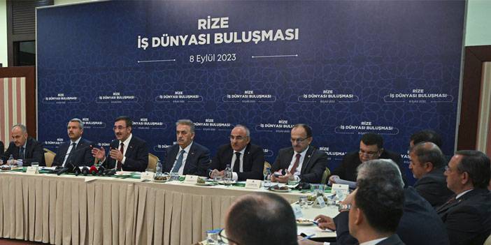 Cumhurbaşkanı Yardımcısı Cevdet Yılmaz, Rize'de