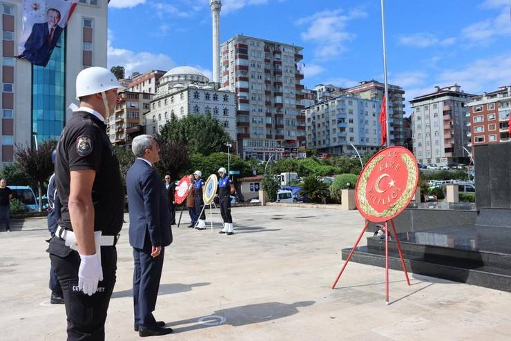 Rize’de Gaziler Günü kutlandı 2