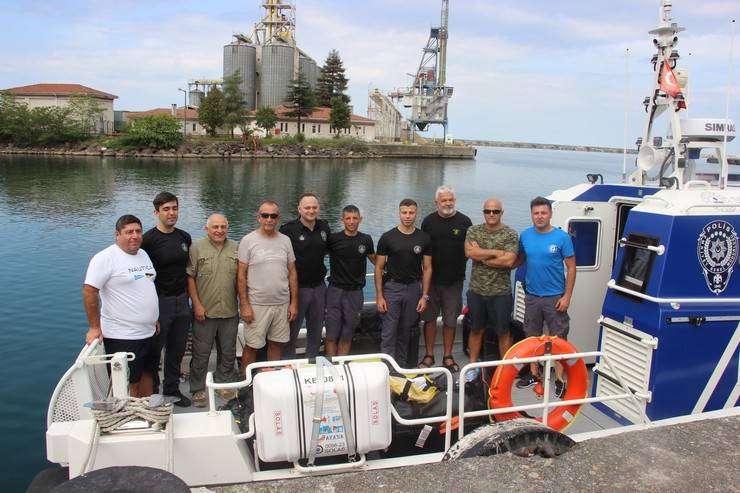 Karadeniz'de sürdürülebilir kıyı ve olta balıkçılığı için keşif dalışı yaptılar 14