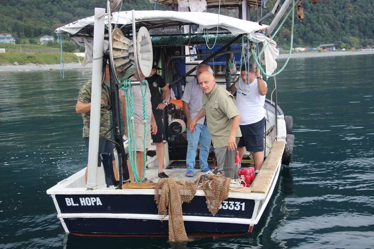 Karadeniz'de sürdürülebilir kıyı ve olta balıkçılığı için keşif dalışı yaptılar 3