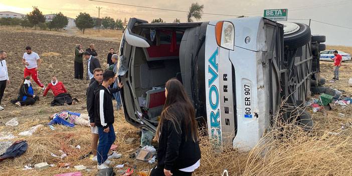Amasya'da yolcu otobüsü devrildi: 6 ölü, 35 yaralı
