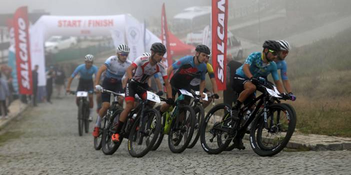 Rize'de Uluslararası MTB Cup Dağ Bisikleti Yarışları yapıldı