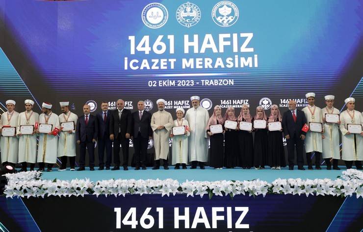 Trabzon'da 1461 Hafız Toplu İcazet töreni düzenlendi 23