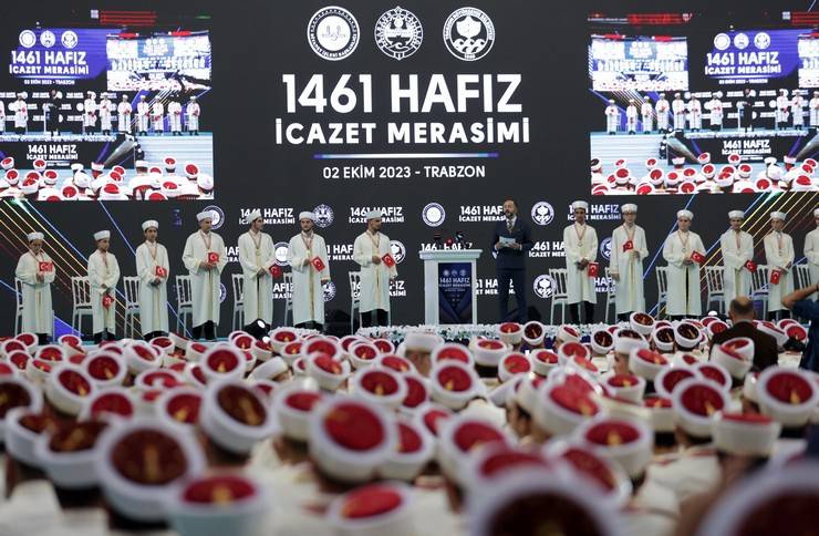 Trabzon'da 1461 Hafız Toplu İcazet töreni düzenlendi 24