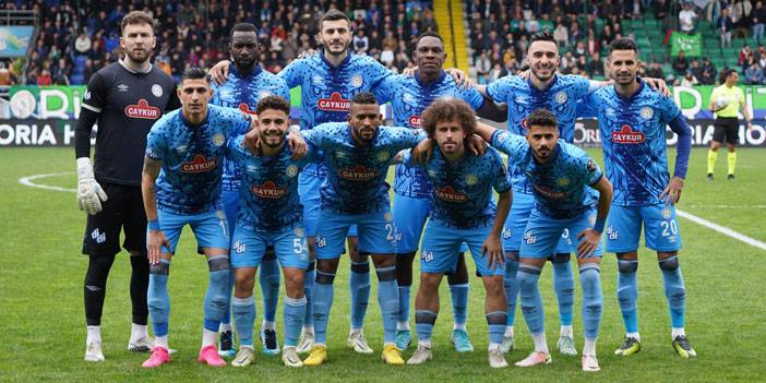 Çaykur Rizespor - Gençlerbirliği maçından kareler