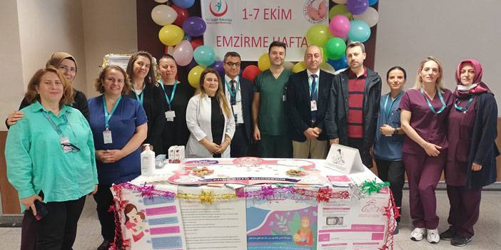 Rize'de 1-7 Ekim Emzirme Haftası etkinlikleri düzenlendi