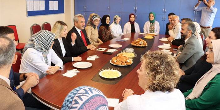 Rize Valisi Baydaş, Öğretmenler Odası Buluşması'nda