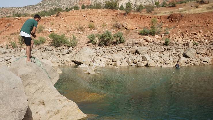 RTEÜ'lü akademisyenler leopar sazanı bulmak için Siirt’te 10