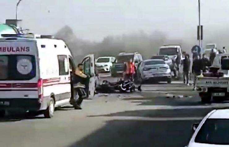 Otomobil ile Çarpışan Motosikletteki Çift, Öldü 10