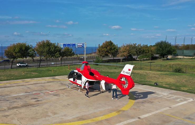 Karadeniz'de ambulans helikopterle 9 ayda 198 hasta taşındı 1