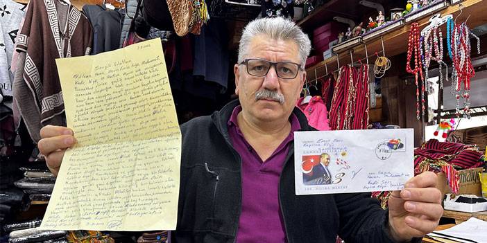 Rize'de kanserden ölen babasından ağlatan 100'üncü yıl mektubu