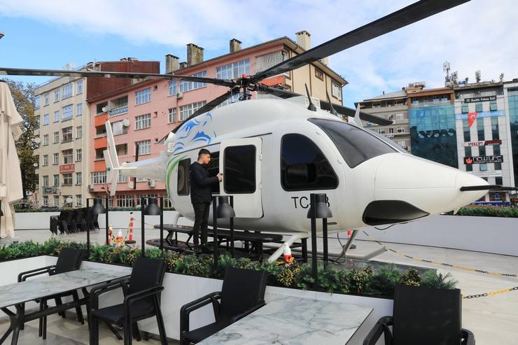 Rize’de Helikopterli Similasyon Hizmete Açıldı 1