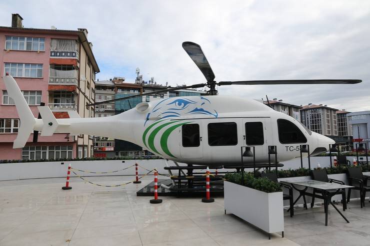 Rize’de Helikopterli Similasyon Hizmete Açıldı 8