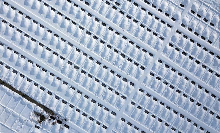 Erzurum'da kışlık bin mezar kazıldı 13