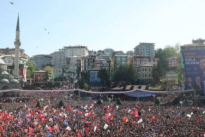 Cumhurbaşkanı Erdoğan Rize'de 20