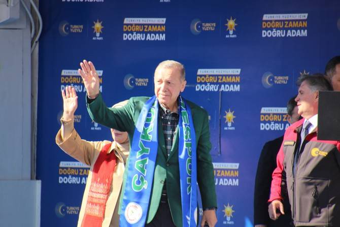 Cumhurbaşkanı Erdoğan Rize'de 45