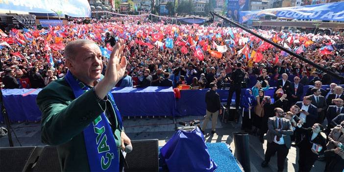 Cumhurbaşkanı Erdoğan Rize'de