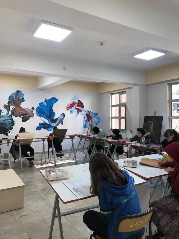 Rize'de Türkiye Yüzyılı Canlı Çizim Yarışması Düzenlendi 2