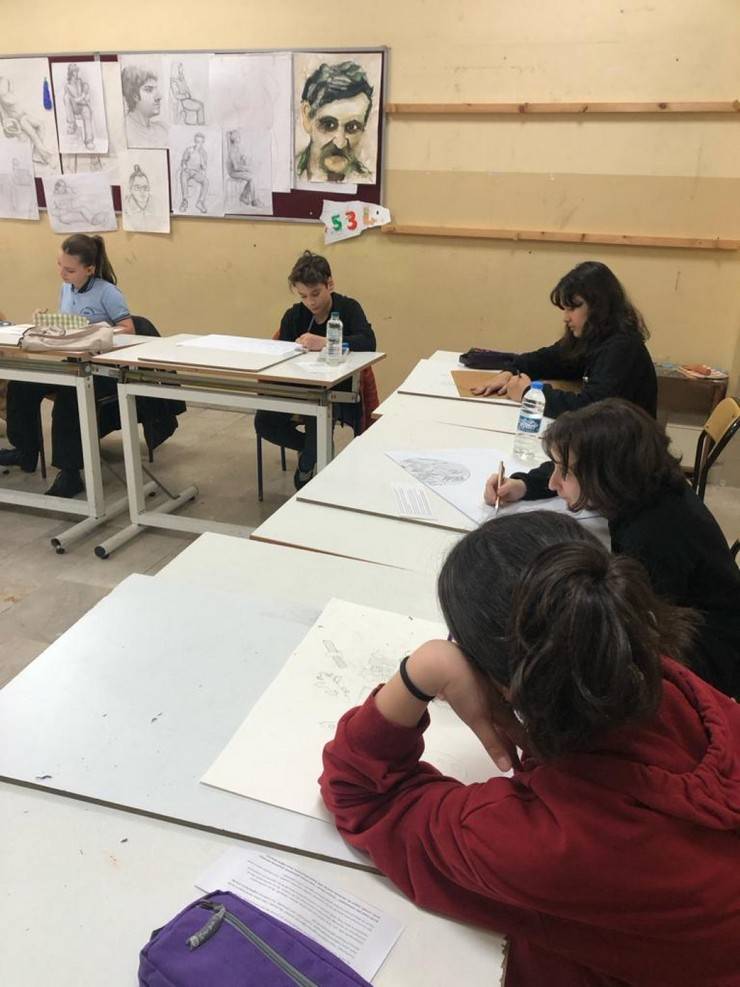 Rize'de Türkiye Yüzyılı Canlı Çizim Yarışması Düzenlendi 7