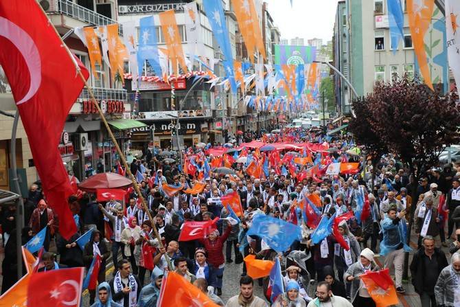 AK Parti’den Rize’de Coşkulu Sevgi Yürüyüşü 2