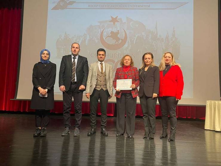 RTEÜ'de Cumhuriyet’in 100. Yılında Temel Bilimler Paneli Gerçekleştirildi 53