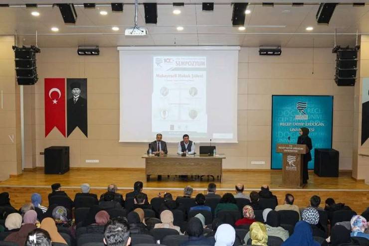 RTEÜ'de Mukayeseli Hukuk Şöleni Sempozyumu Düzenlendi 3