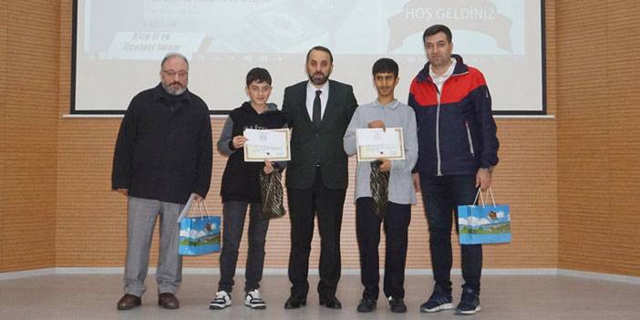 Genç Sada Kur'an-ı Kerim'i Güzel Okuma Yarışması Rize il finali yapıldı