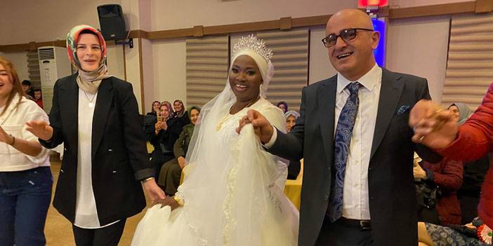 Rize'ye Afrikalı gelin