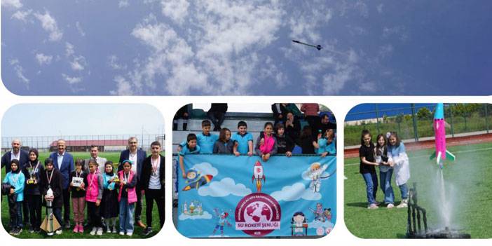 Rize’de Su Roketi Şenliği düzenlendi