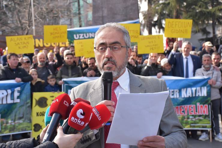 Trabzon'da HES protestosu 3