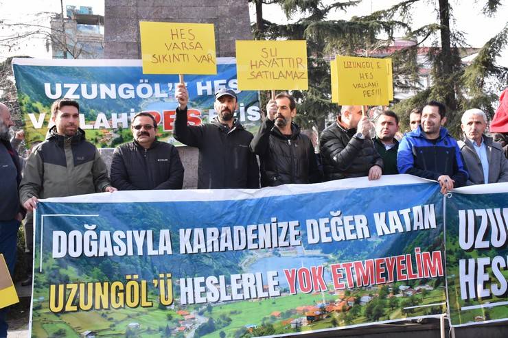 Trabzon'da HES protestosu 7