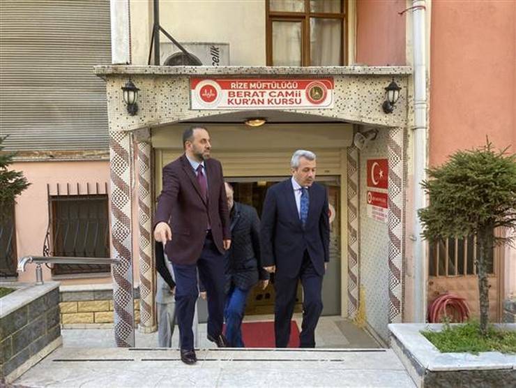 Rize Valisi Baydaş’tan Berat Camii Kur’an Kursu’na Ziyaret 14