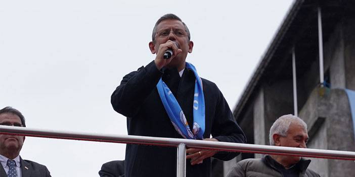 CHP Genel Başkanı Özgür Özel Rize'de