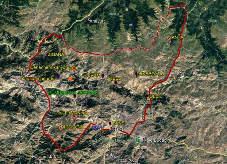 Rize'den 1, Karadeniz'den 8 Alan 'Jeolojik Miras' Listesinde 10