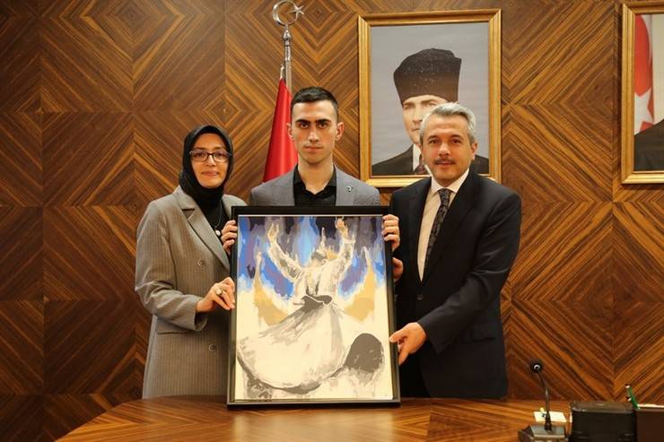 Otizmli Çocuklar Rize Valisi Baydaş’ı Ziyaret Etti 12