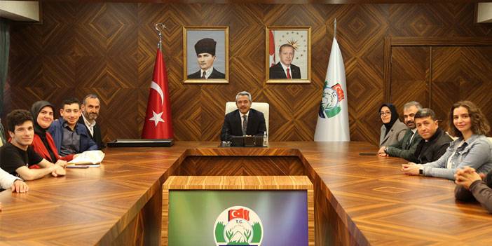 Otizmli Çocuklar Rize Valisi Baydaş’ı Ziyaret Etti