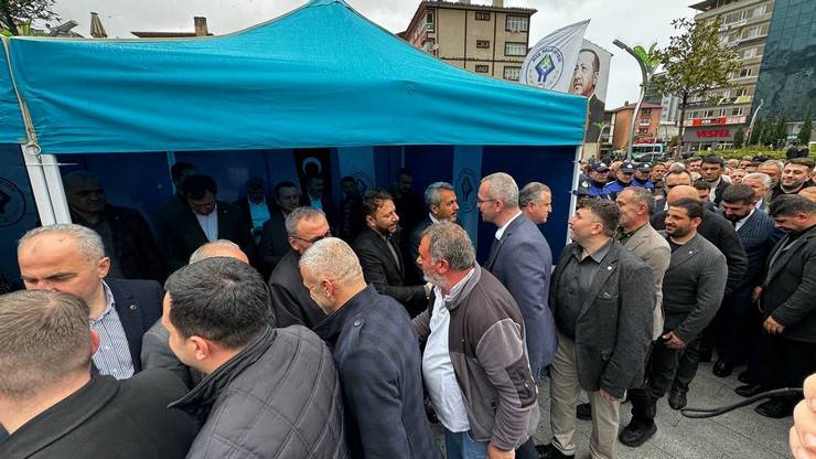 Rize'de Protokol, Vatandaşlarla Bayramlaştı 12