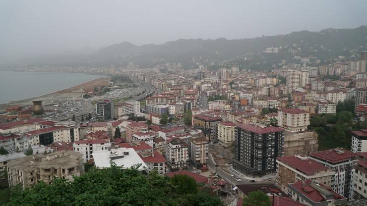Rize'de çöl tozu etkisi 16