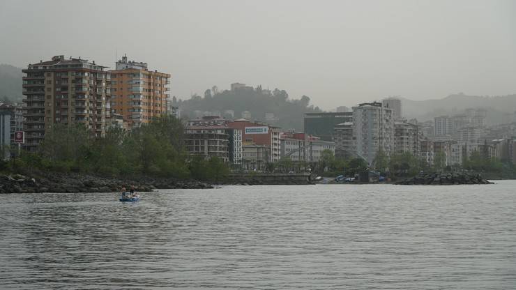 Rize'de çöl tozu etkisi 4