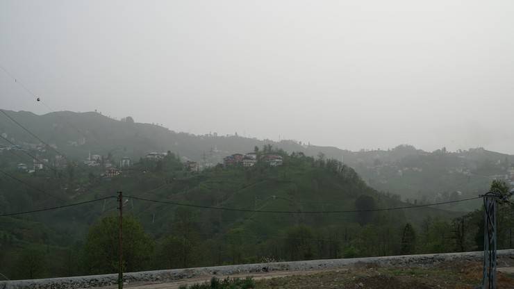 Rize'de çöl tozu etkisi 6