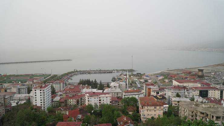 Rize'de çöl tozu etkisi 9