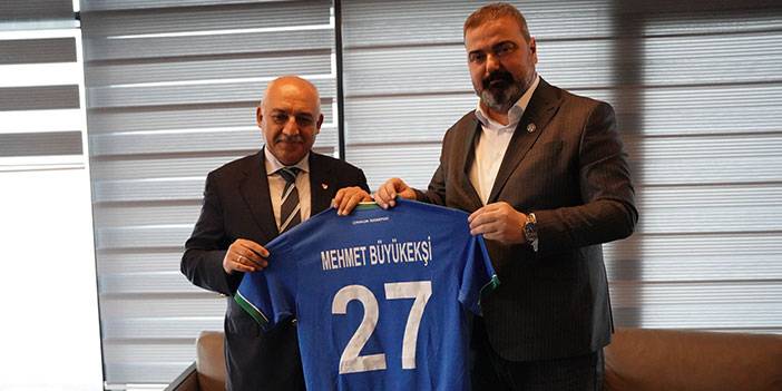 TFF Başkanı Büyükekşi Akademi Ziyaretlerine Çaykur Rizespor ile Devam Etti