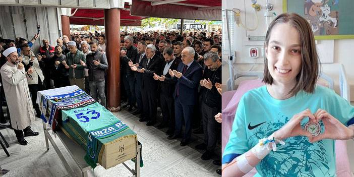 Kalp nakli sonrası hayatını kaybeden Esila Tüfekçi son yolculuğuna uğurlandı