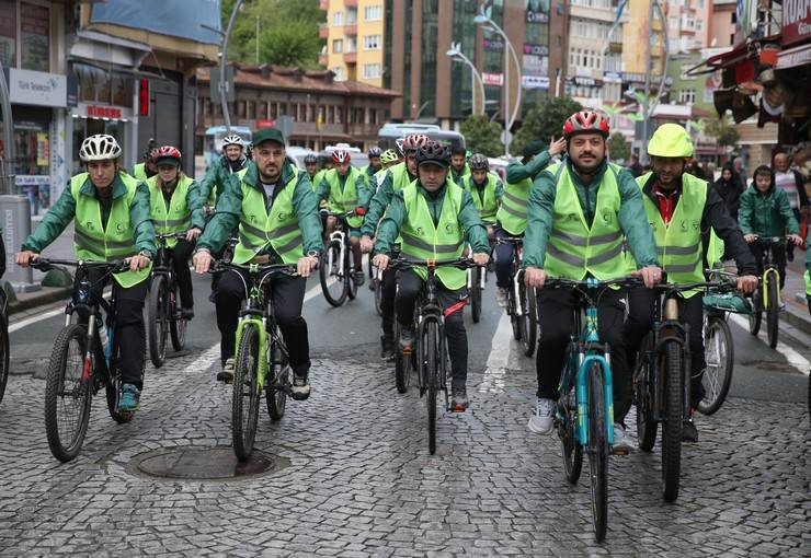 Rize'de "11. Yeşilay Bisiklet Turu" düzenlendi 3