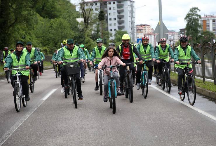 Rize'de "11. Yeşilay Bisiklet Turu" düzenlendi 5
