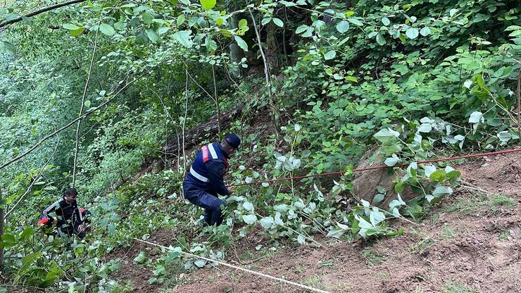 Rize'de otomobil uçuruma yuvarlandı; 1 ölü 4 yaralı 17
